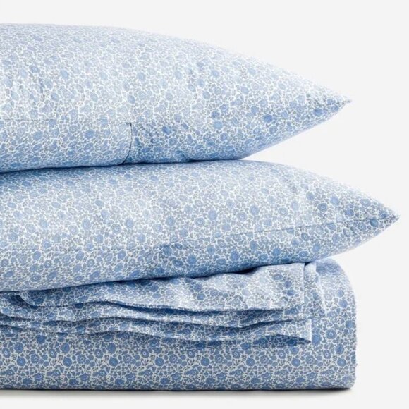 J. Crew Full/Queen duvet set in Liberty D'Anjo Coast fabric - Picture 2 of 5